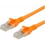 ROLINE - cabo de patch - RJ-45 (M) para RJ-45 (M) - 2 m - UTP - CAT 6a - isento de halogéneos, moldado, flexível - laranja (21.15.2772)