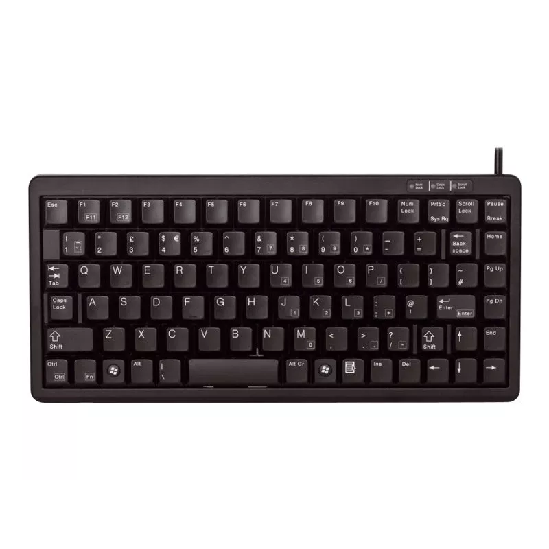 Teclado CHERRY G84-4100 universal USB AZERTY francês preto