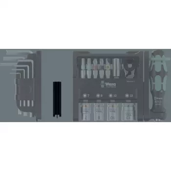 Adaptador Wera Tool-Check Modular 10,5 x 47,0 x 16,5 para conjuntos Tool-Check