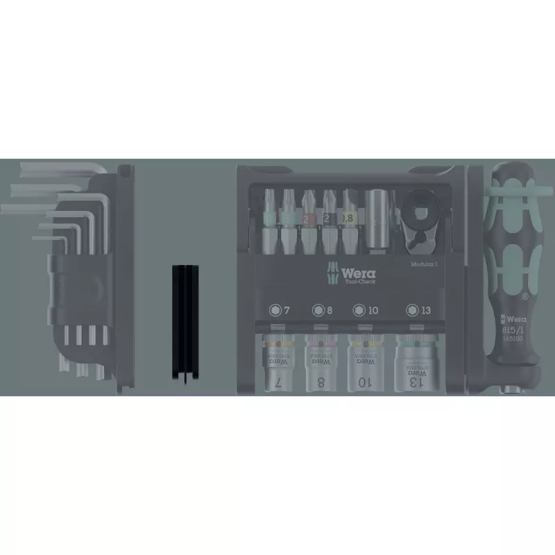Wera Tool-Check Modular Adapter 9549 adaptador rígido, preto