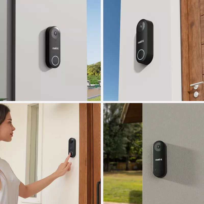 Campainha de vídeo Reolink D340W 5MP WLAN deteção de pessoas áudio bidirecional