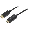 Adaptador DisplayPort para HDMI Sharkoon 4K 60 Hz, cabo de 1 m