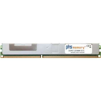 PHS-memory 8GB memória RAM para Supermicro SuperServer 5038ML-H12TRF DDR3 UDIMM ECC 1600MHz PC3-12800E (SP252789)