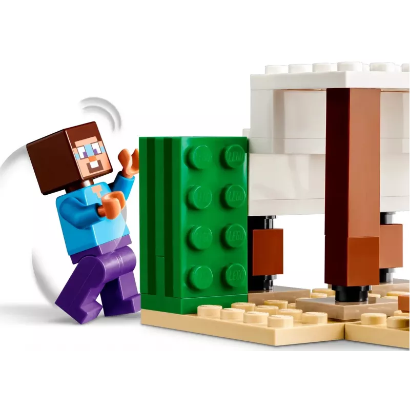 Lego Minecraft 21251 Expedição ao deserto do Steve conjunto de construção de bioma