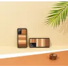 Capa protetora Man and Wood para Samsung Galaxy Note 20 Ultra — acabamento em madeira preta