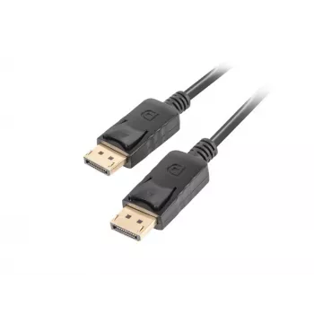 Cabo DisplayPort LANBERG CA-DPDP-10CC-0005-BK 0,5 m, DisplayPort–DisplayPort, preto