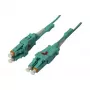 Cabo de patch de fibra ótica 2 fibras 0,5 m LC-LC 50/125 µm OM3 Uniboot rotativo Push/Pull AD 2 mm - cabo - fibra multimodo (S215540)