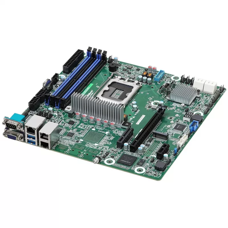 Placa-mãe ASRock EC262D4U Intel C262 LGA 1700 micro ATX, 4× DDR5 DIMM, 8× SATA III, 2× LAN, 1× M.2