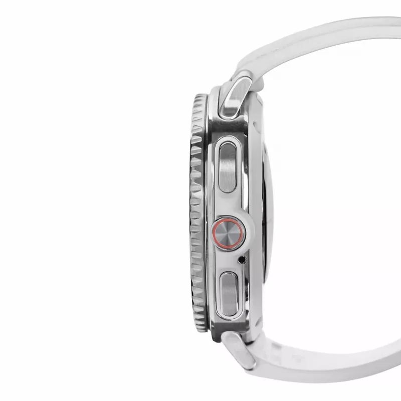 Smartwatch Samsung Galaxy Watch 8 Classic 46 mm prateado — 3,3 cm AMOLED, 4G, 64 GB, 445 mAh