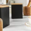 Conjunto de recipientes Salter BW12898EU7, 3 peças, preto, recipientes de armazenamento herméticos para a cozinha