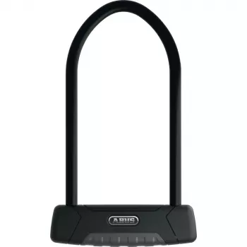 ABUS GRANIT Plus 470 - cadeado em U - preto - 1,4 cm - chave - prateado - FG - FA - Sold Secure Silver - SBSC - Varefakta (11194)