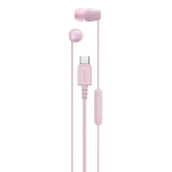 Headset Sony IER-EX15C Com fios In-Ear Chamadas/Música USB Type-C Rosa