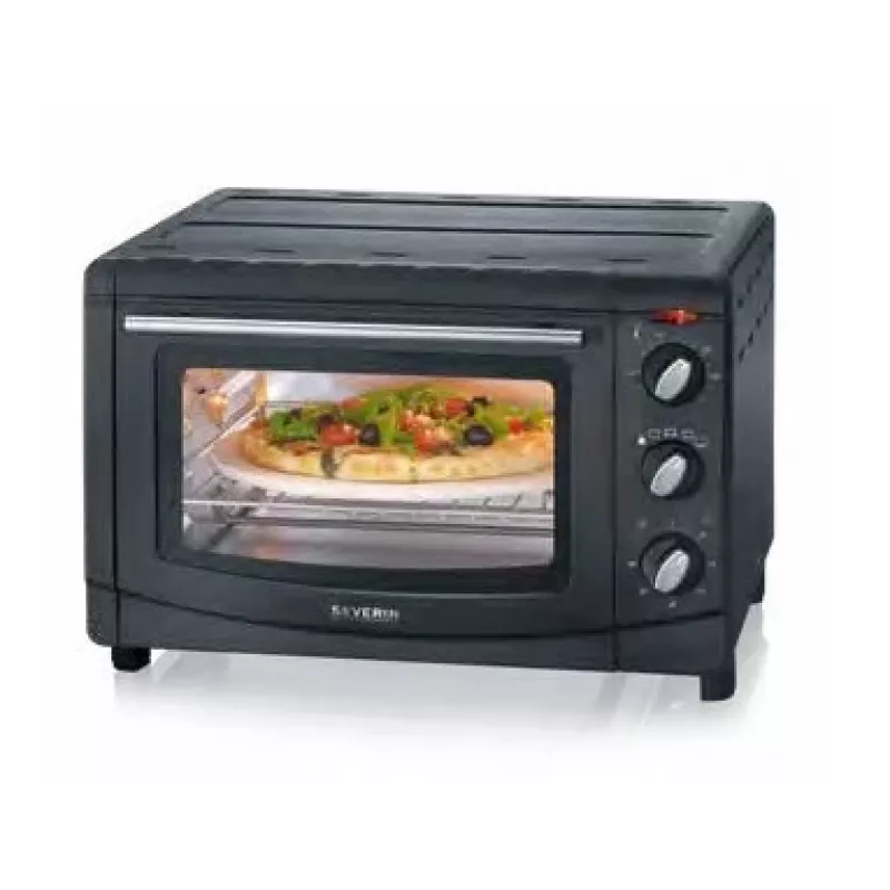 Mini-forno Severin TO 2068 20L 1500W preto com grelhador