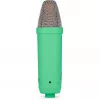 NT1 Signature + cabo XLR + braço de estúdio de secretária, microfone verde-claro, bundle
