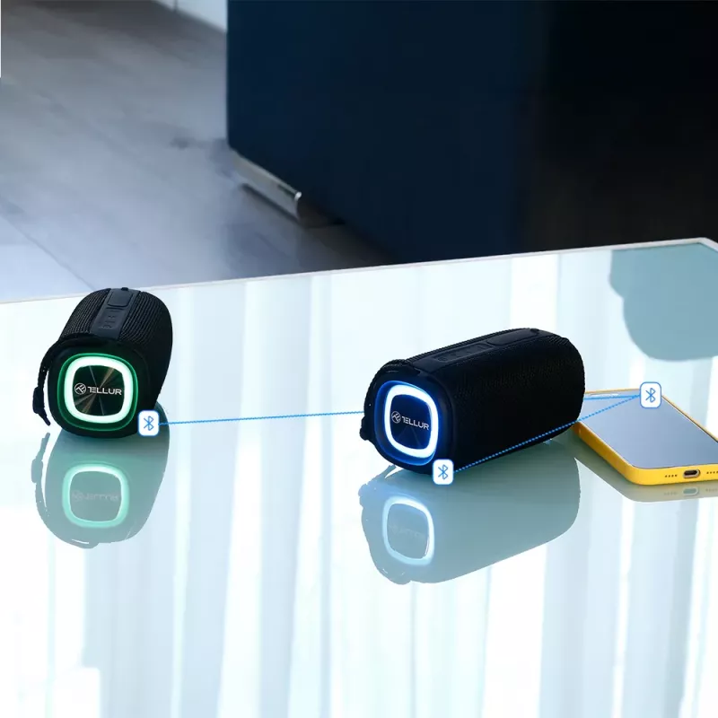 Coluna portátil Tellur Eclipse Bluetooth 12W preta