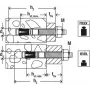 Âncora de parafuso Fischer FAZ II Plus 8/30 95 mm 8 mm 564575 50 unid. (564575)
