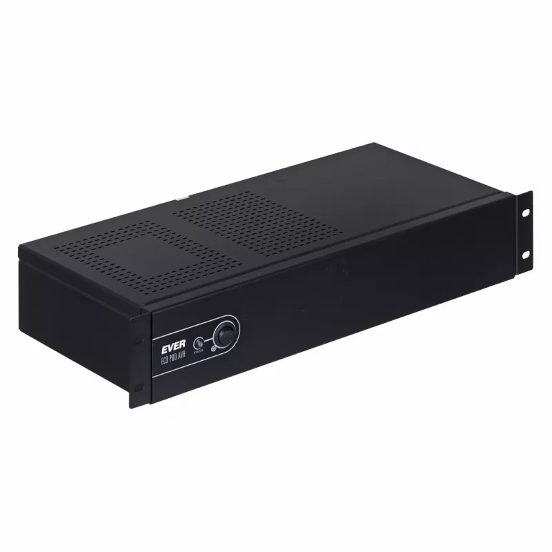 EVER ECO Pro 1000 AVR CDS UPS Line-Interactive rack 19 polegadas 2U, 1000 VA / 650 W