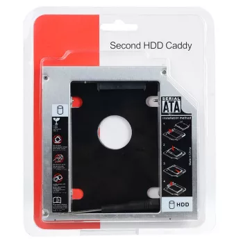 Adaptador HDD, 9,5 mm