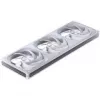 Conjunto de ventoinhas de caixa Jonsbo ZA-420W — 3×140 mm PWM ARGB, branco