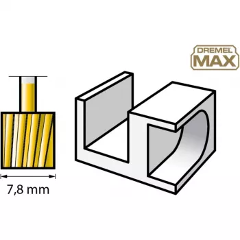 Broca de gravar Dremel 115DM 2 unid.