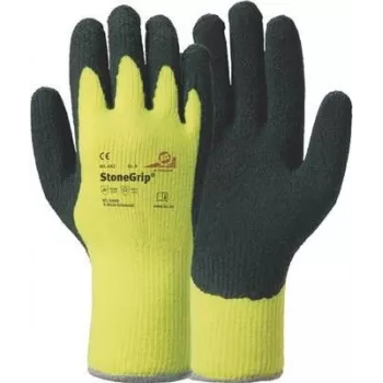 Luvas de proteção Honeywell luvas de proteção contra o frio tamanho 09 Stone Grip amarelo/preto CE CAT2