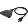 Switch HDMI Equip 3x1, 1920 x 1080 píxeis, Full HD, preto