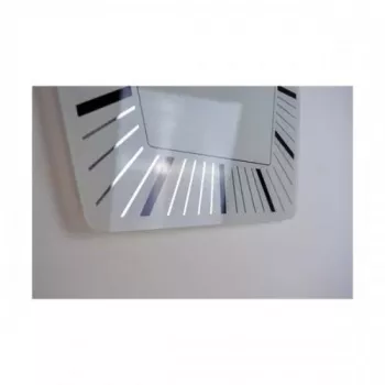 Relógio de parede NeXtime 8128wi Hexagon, 43x43 cm, branco