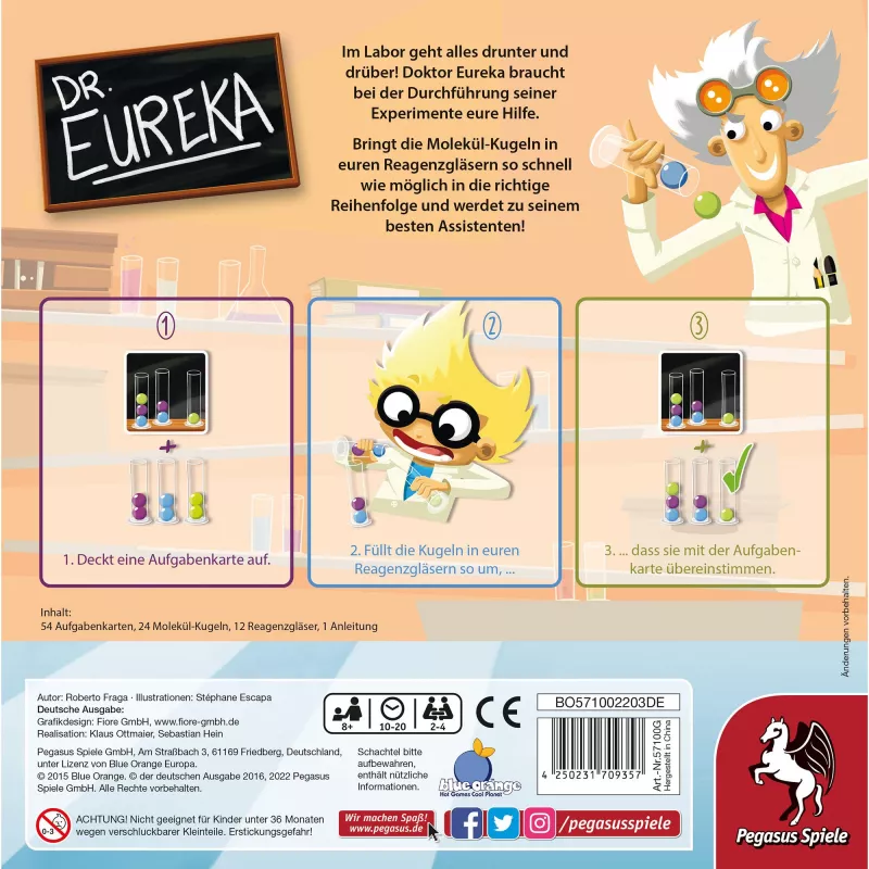 Dr. Eureka, jogo de tabuleiro