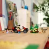 Conjunto de construção LEGO Jurassic World 76972 Raptor Off-Road Escape, 285 peças, 2 minifiguras, idade 6+