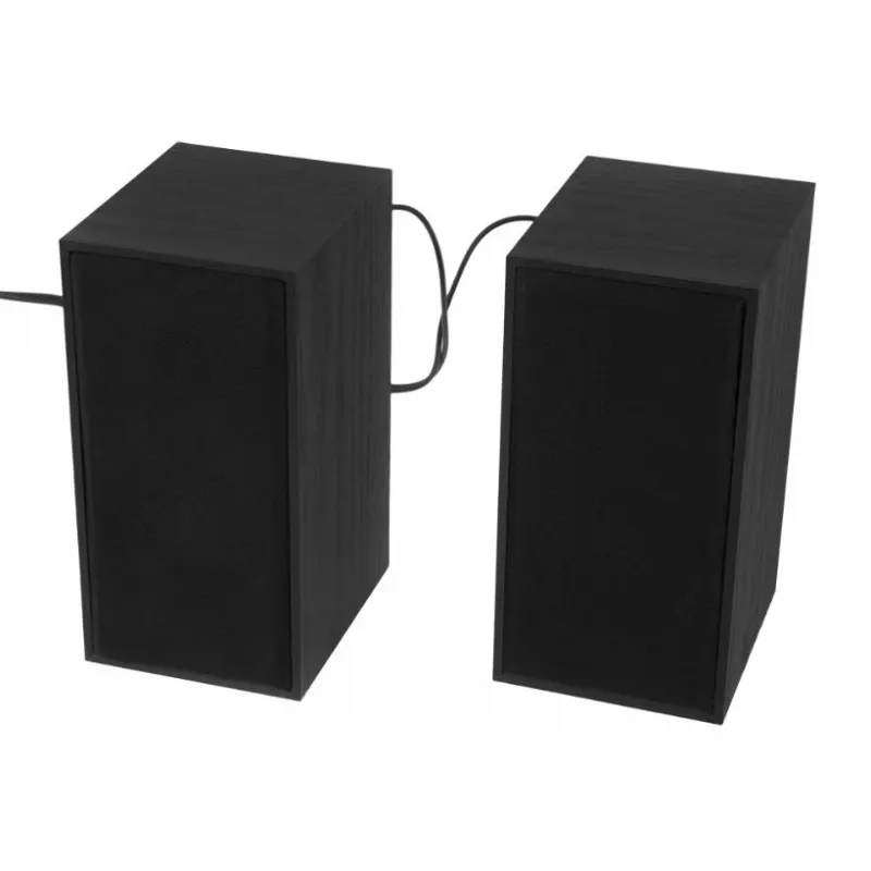 Altifalante Tellur Basic 2.0, 6W, USB/Jack, caixa de madeira
