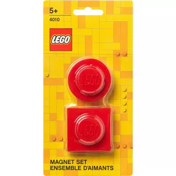 Conjunto de ímanes Room Copenhagen, modelo 40101730 (vermelho) – ímanes decorativos estilo LEGO