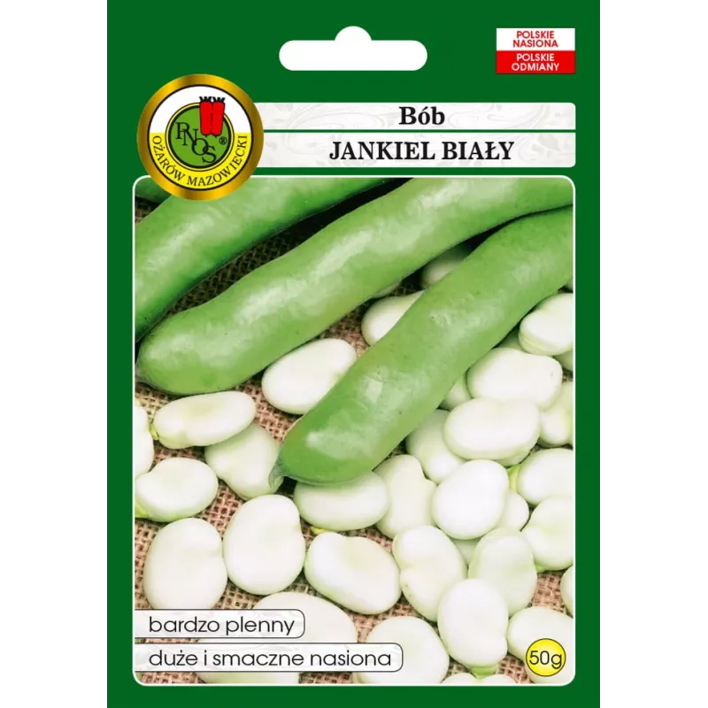 PNOS fava Jankiel White sementes, 50 g