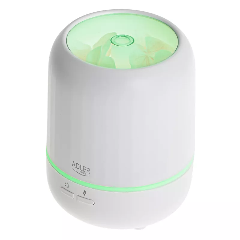 Difusor de aromas ultrassónico Adler AD 7968 – branco, para espaços até 25 m²