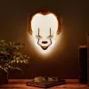 Candeeiro de mesa Paladone máscara luminosa PP11207ITV2 Pennywise LED, candeeiro temático em forma de máscara