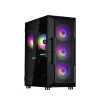 Caixa de computador Zalman I3 NEO ARGB preta Midi Tower