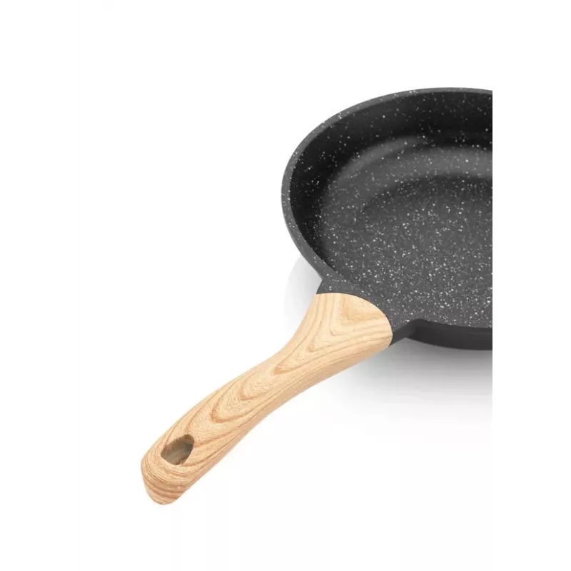 ETA | Frigideira | ETA792990000 TITANIUM II | Universal | Diâmetro 24 cm | Elétrica, indução, gás, vitrocerâmica | Adequada para placa de indução | Cabo fixo | preta