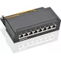 Goobay 62065 - RJ-45 - Cat6a - S/FTP (S-STP) - 22/26 - preto - instalação em rack (62065)