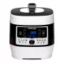 Panela de pressão elétrica Rommelsbacher MD 1000 – 4 l, 1000 W, 14 programas, branco/preto
