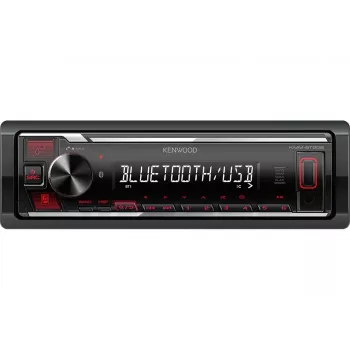 Recetor multimédia para automóvel Kenwood KMM-BT209 Bluetooth 200 W preto