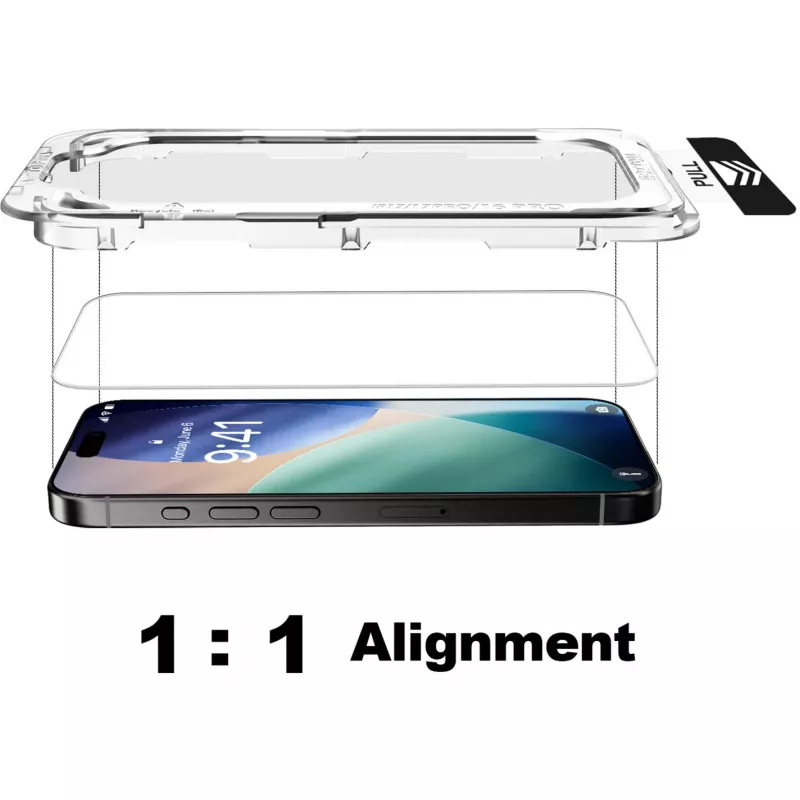 NEVOGLASS, película de proteção de ecrã transparente, iPhone 17 Air, com Easy App