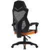 Cadeira gaming CANYON Wave MCH02 — encosto em mesh, design ergonómico, preto/laranja
