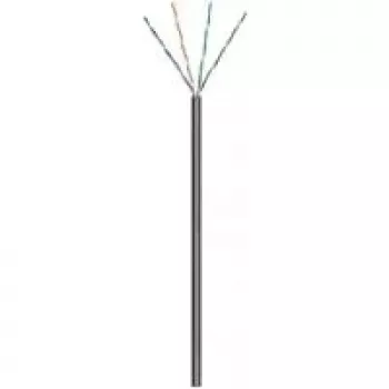 Wentronic goobay - Cabo a granel - 100,0 m - UTP - CAT 6 - flexível - preto (57199)