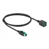 Cabo de extensão USB com alimentação DeLOCK 85980 12 V 1 m