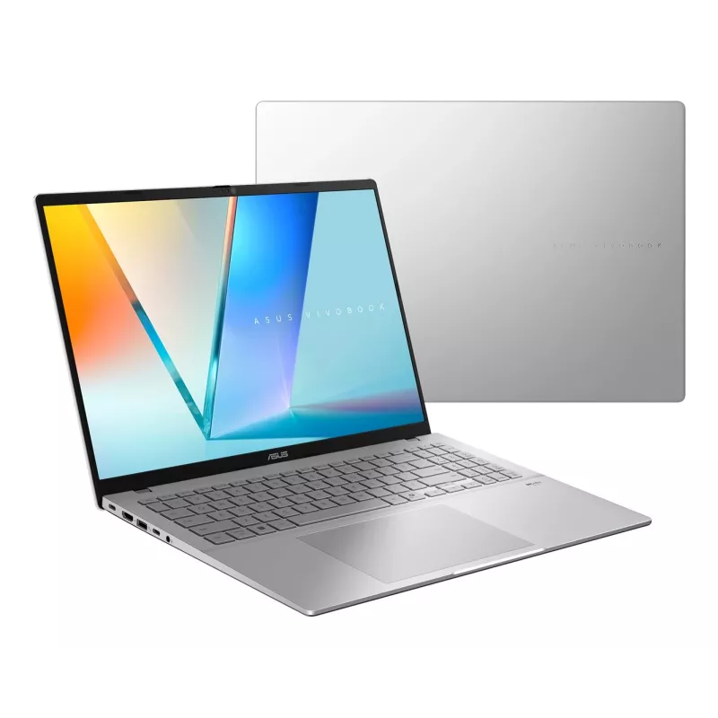 ASUS Vivobook S16 S3607VA-RP097W Core 5 210H 16.0WUXGA Painel IPS-level 144Hz 300nits AG 16GB DDR5 SSD512 Gráficos Intel UHD WLAN+BT Cam1080p 70WHrs Win11 Prateado frio