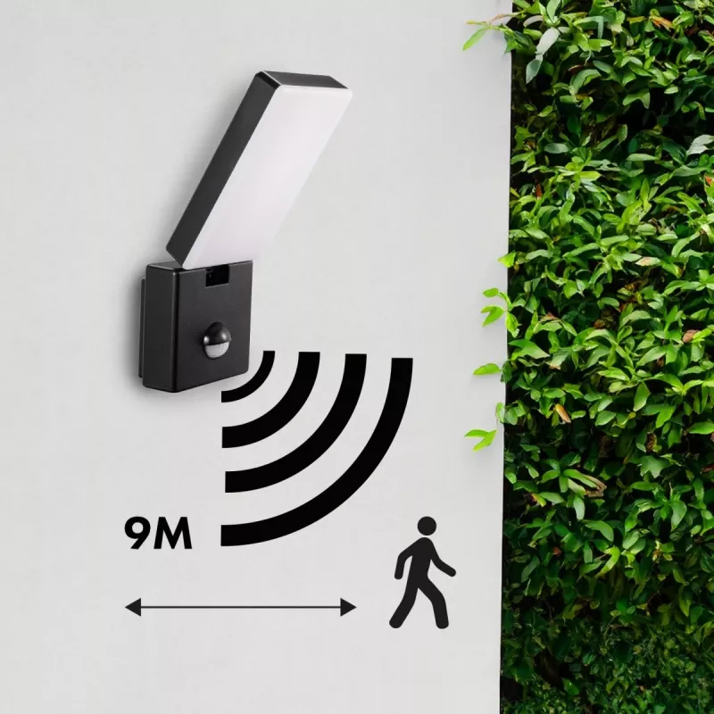 Holofote LED MACLEAN MCE516 10W com sensor de movimento PIR, 800 lm