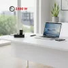 Extensão elétrica MACLEAN MCE387 B — 2 tomadas, 3×USB A, 110–240 V, cabo de 1,5 m, máx. 2500 W