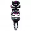 Patins em linha Muuwmi ajustáveis tamanho criança 37–40, rosa/preto