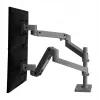 Ergotron LX Pro - conjunto de montagem (braço duplo) - para 2 ecrãs LCD - montagem em placa perfurada - alumínio - cinzento-escuro - tamanho do ecrã: até 61 cm (até 24 polegadas)