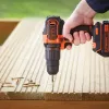 Black & Decker BDCHD18KB-QW Berbequim sem chave preto, laranja