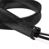 Tubo para cabos LogiLink com fecho de correr, 2,0 m, cinzento em poliéster, resistente à abrasão, à tração e à deformação, resistente ao choque, - 1 unid. (KAB0074)